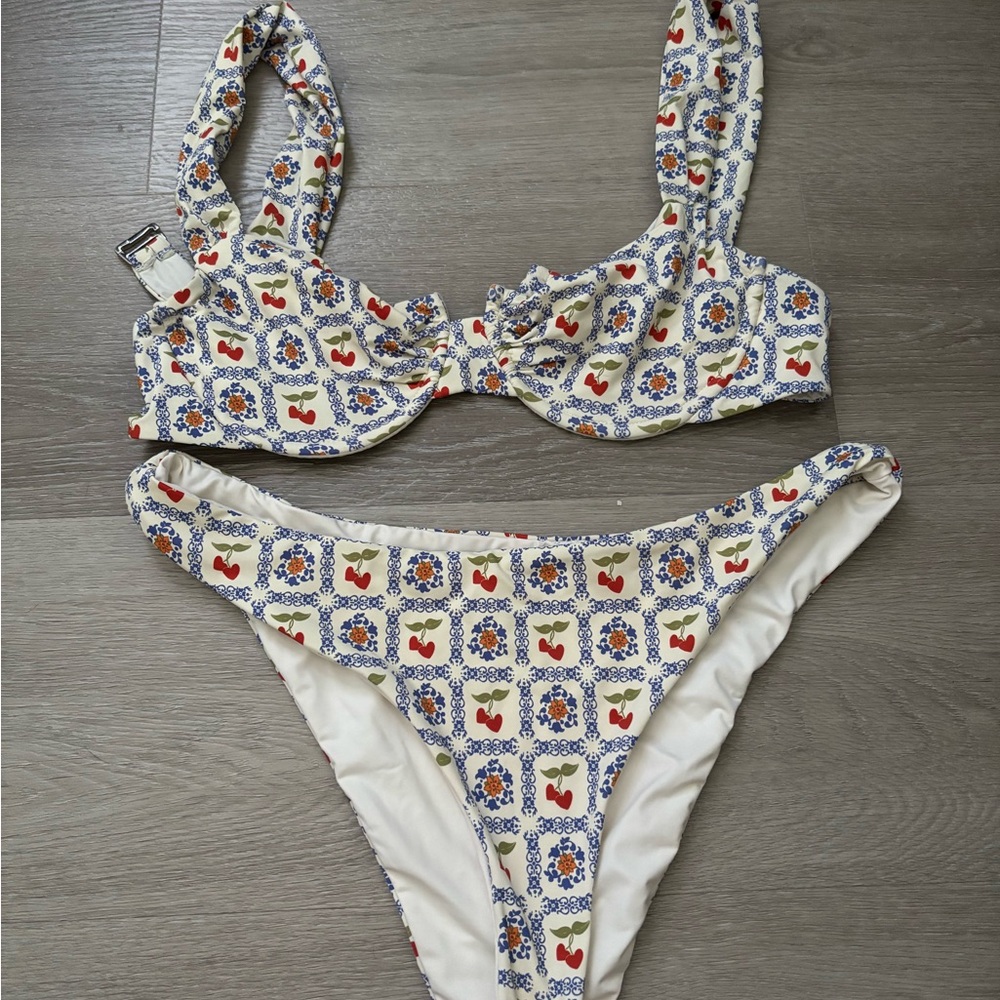 Floral Print Bikini Set